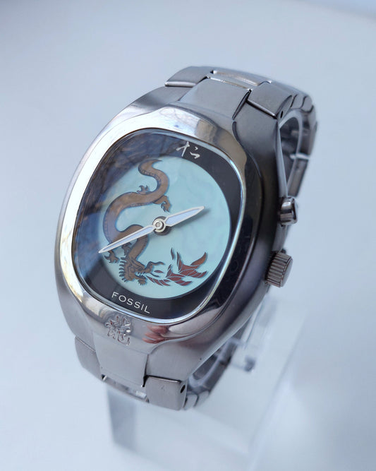 Dragon watch "Fossil", Rare watch, Mens watch Mechanical watch  ,Automatic movement, Japan Watch