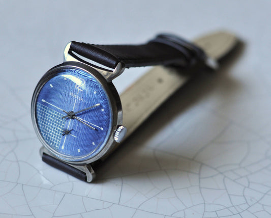 Silvered watch, Soviet watch "Pobeda", Vintage watch ,Mens watch, classic watch, Watch Men, boyfriends watch
