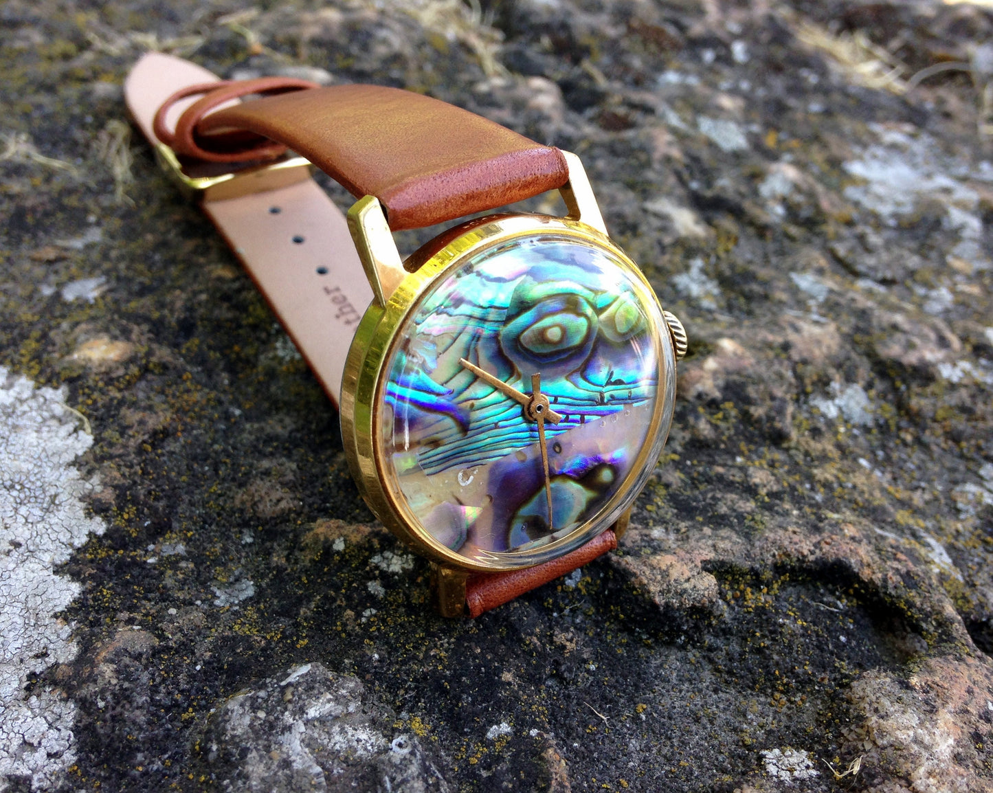 Pearl watch "Pobeda", Nacre watch , GEMSTONE Watch , Ukraine watch, Vintage Watch ,Mens watch