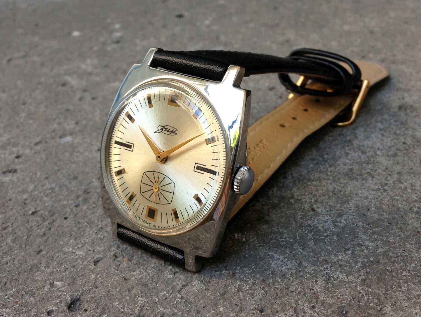 Soviet watch "Pobeda" ,Mens watch ,Vintage Watch ,Ukraine watch ,blue watch , Mechanical watch , men's watch