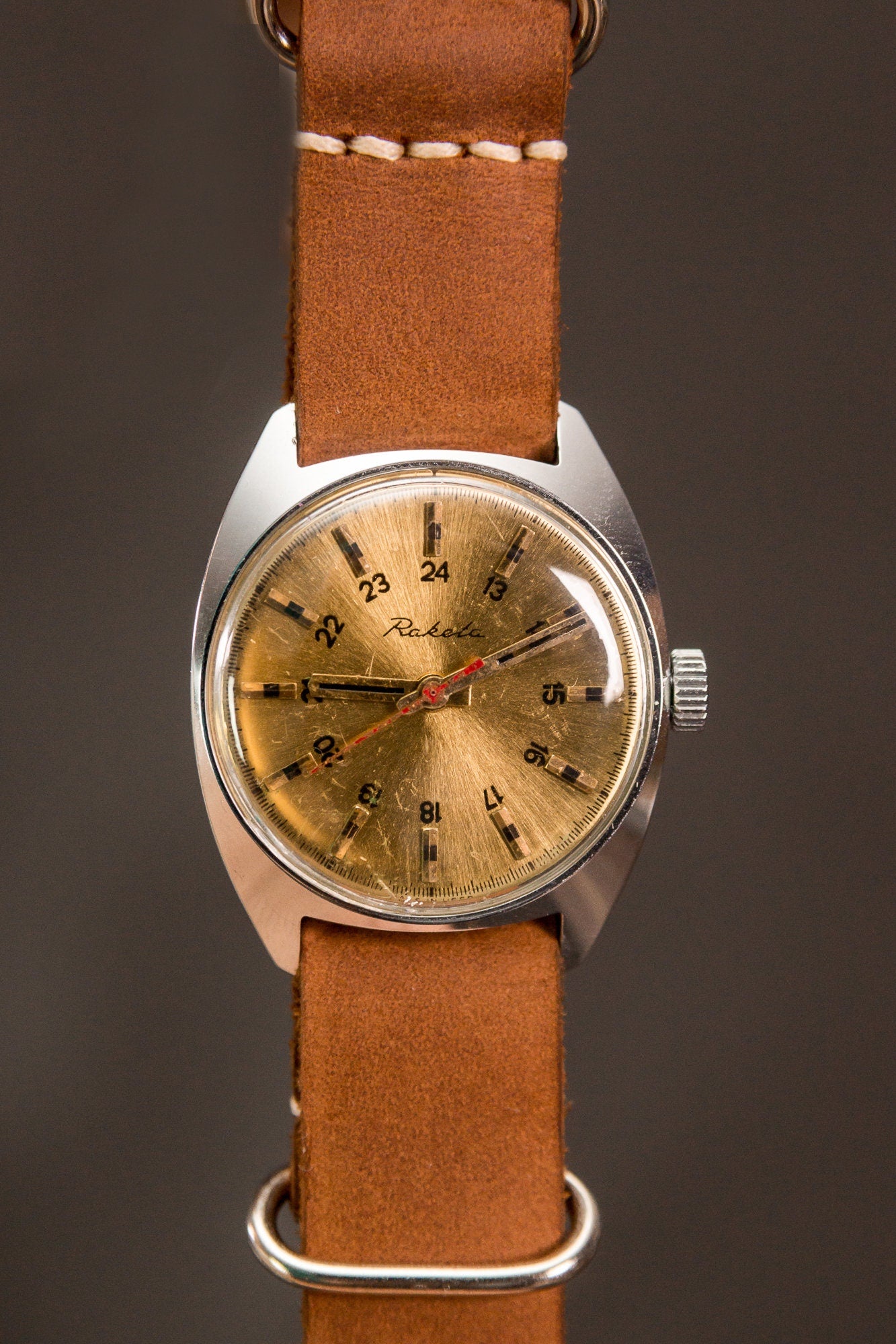 Soviet watch "Raketa", 24 Hours watch, Mens Watch , Vintage Watch ,Ukraine watch, boyfriends watch