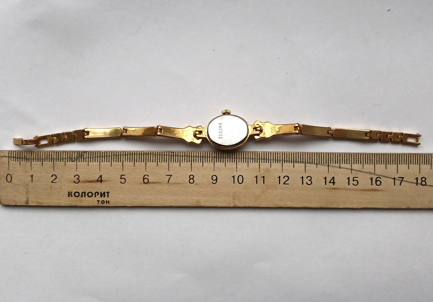 Soviet watch - "Chaika" with ruby stones in bracelet