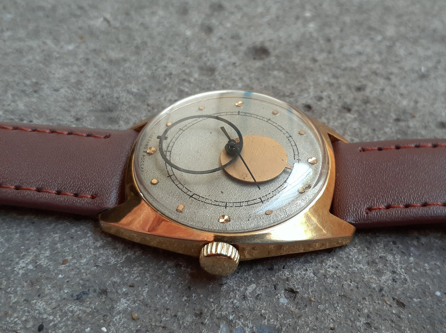 Soviet watch "Raketa", Ukraine watch ,Vintage Watch, Mens watch ,Mechanical watch, Moon Sun watch, boyfriends watch
