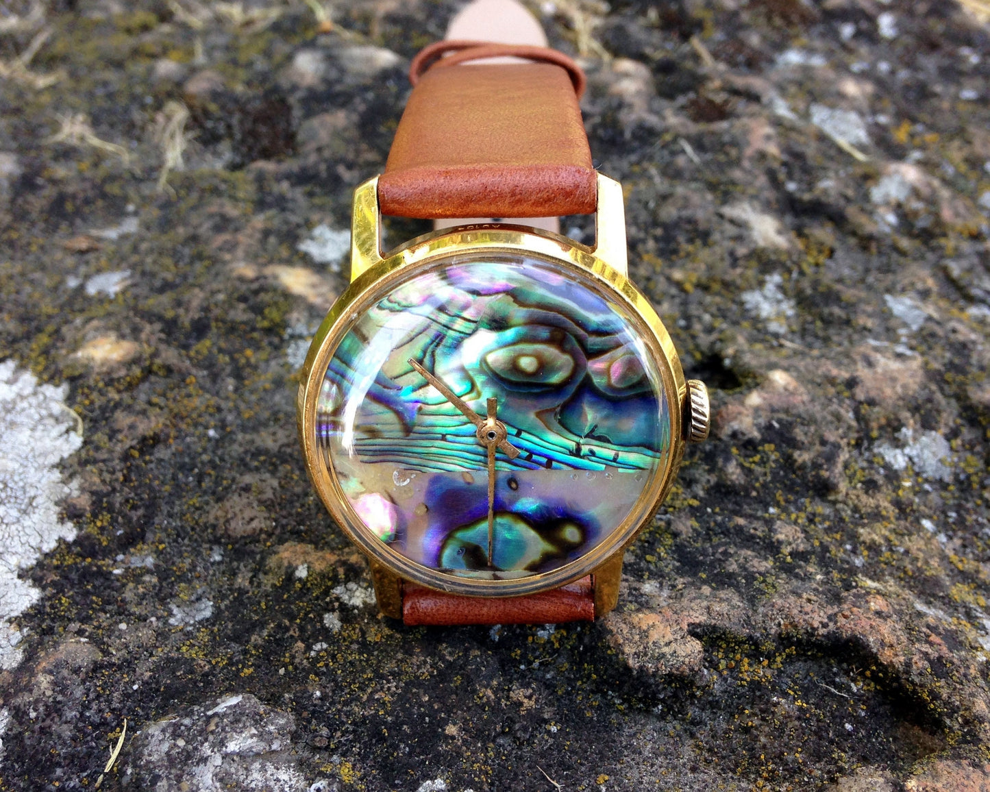 Pearl watch "Pobeda", Nacre watch , GEMSTONE Watch , Ukraine watch, Vintage Watch ,Mens watch