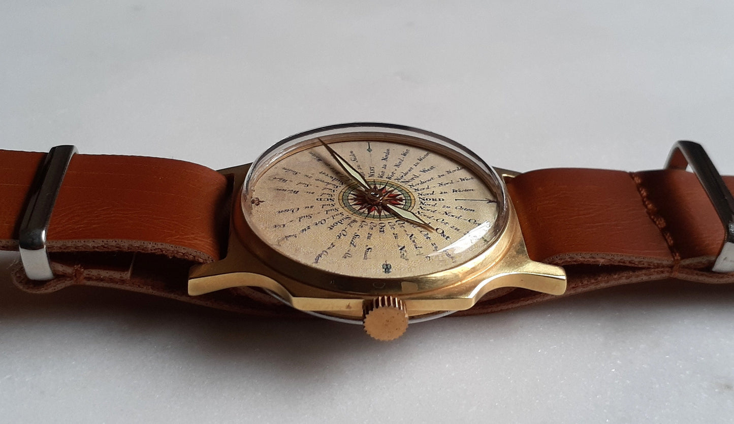 Soviet watch "Pobeda" - "Rose of the Winds" watch