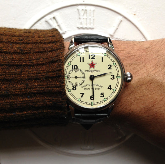 Soviet watch "Molnija"- "Death to spies", Vintage Watch ,Pocket watch, Ukraine watch