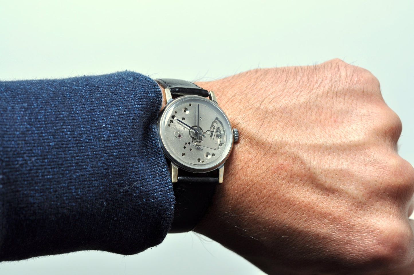 Skeleton Watch ,Soviet watch ,Ukraine watch ,Vintage Watch ,Mens watch ,Mechanical watch, classic watch- USSR Vintage