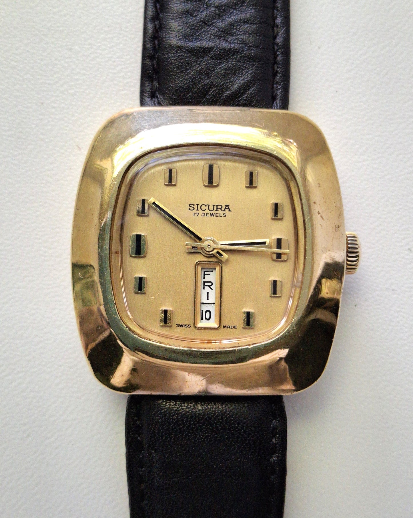Swiss watch ,Sicura watch, Vintage watch ,  Mens watch, Mechanical watch ,Original Watch
