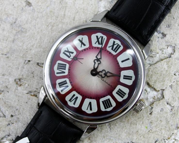 Soviet watch "Molnija", Vintage Watch , Mens watch, "Marriage" watch ,Pocket watch, Ukraine watch