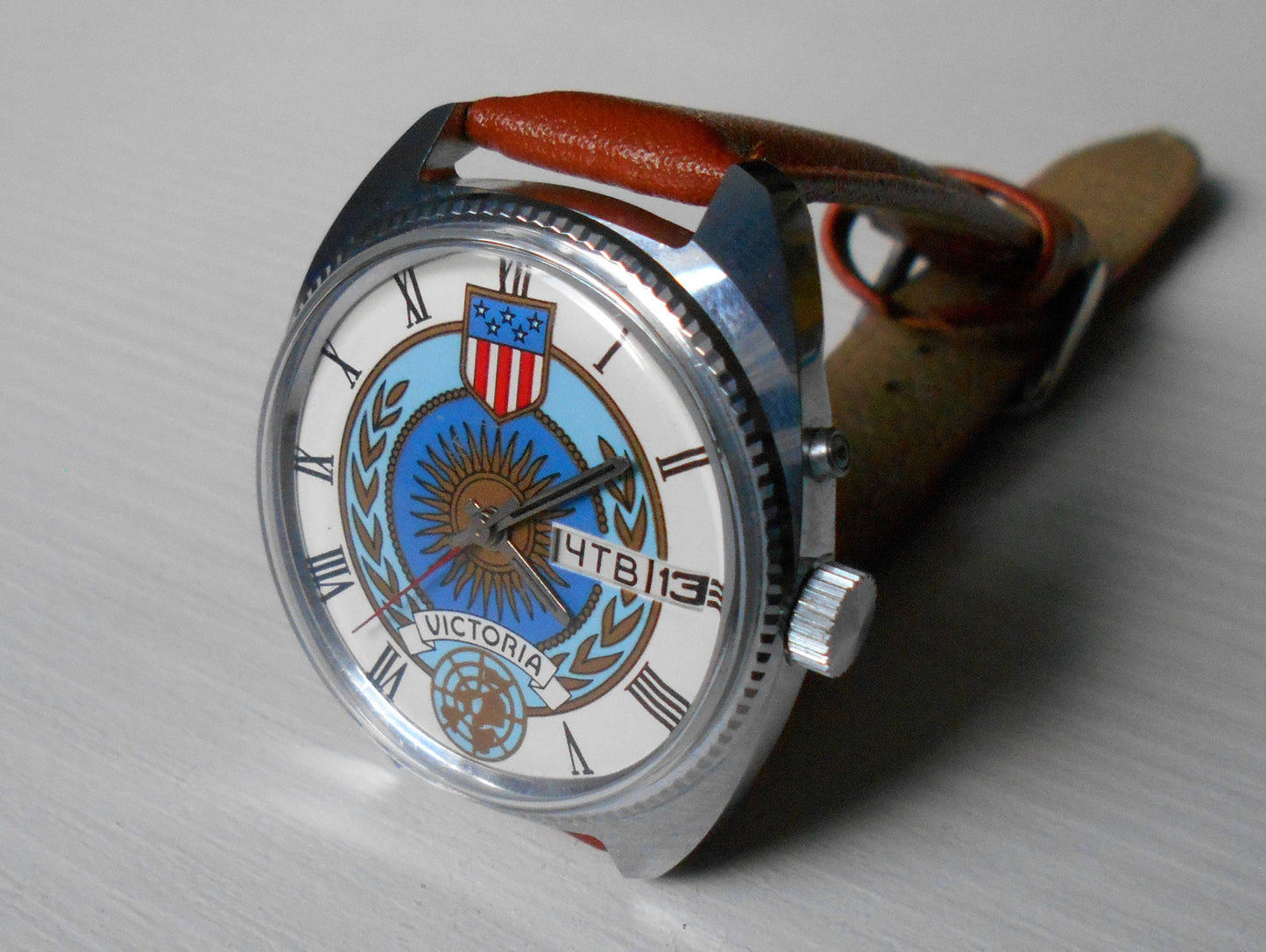 Soviet watch "Slava" ,USA watch, Victoria Watch, Mens watch ,Mechanical watch Vintage watch