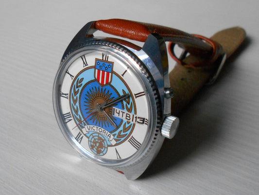 Soviet watch "Slava" ,USA watch, Victoria Watch, Mens watch ,Mechanical watch Vintage watch