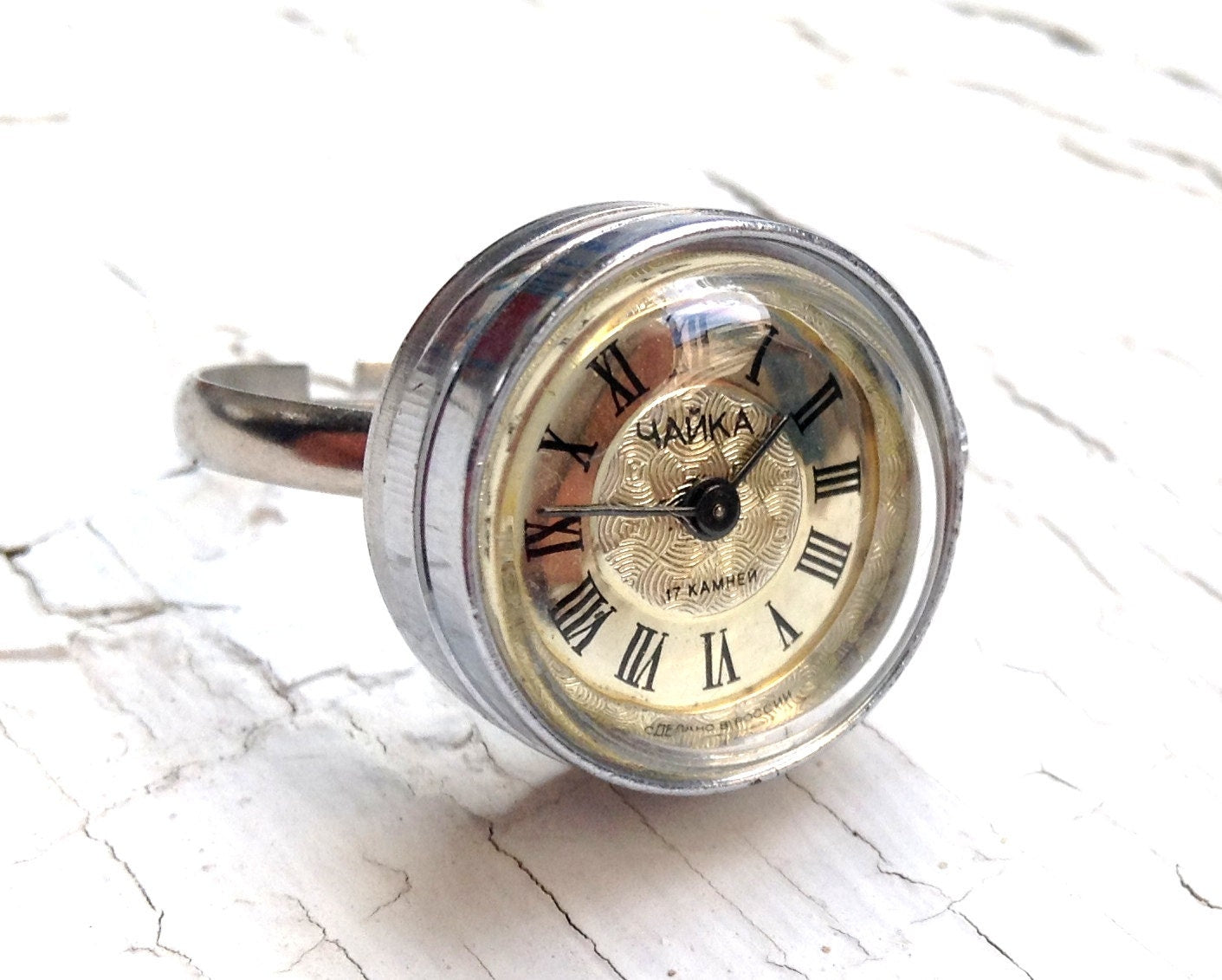 Watch ring , Soviet watch