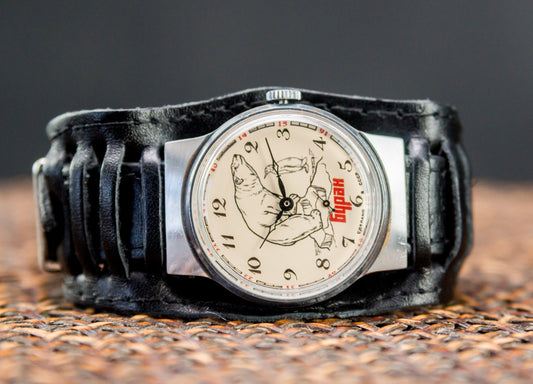 Soviet watch "Pobeda", classic watch, Vintage watch, Blizzard watch, bear watch, penguin watch