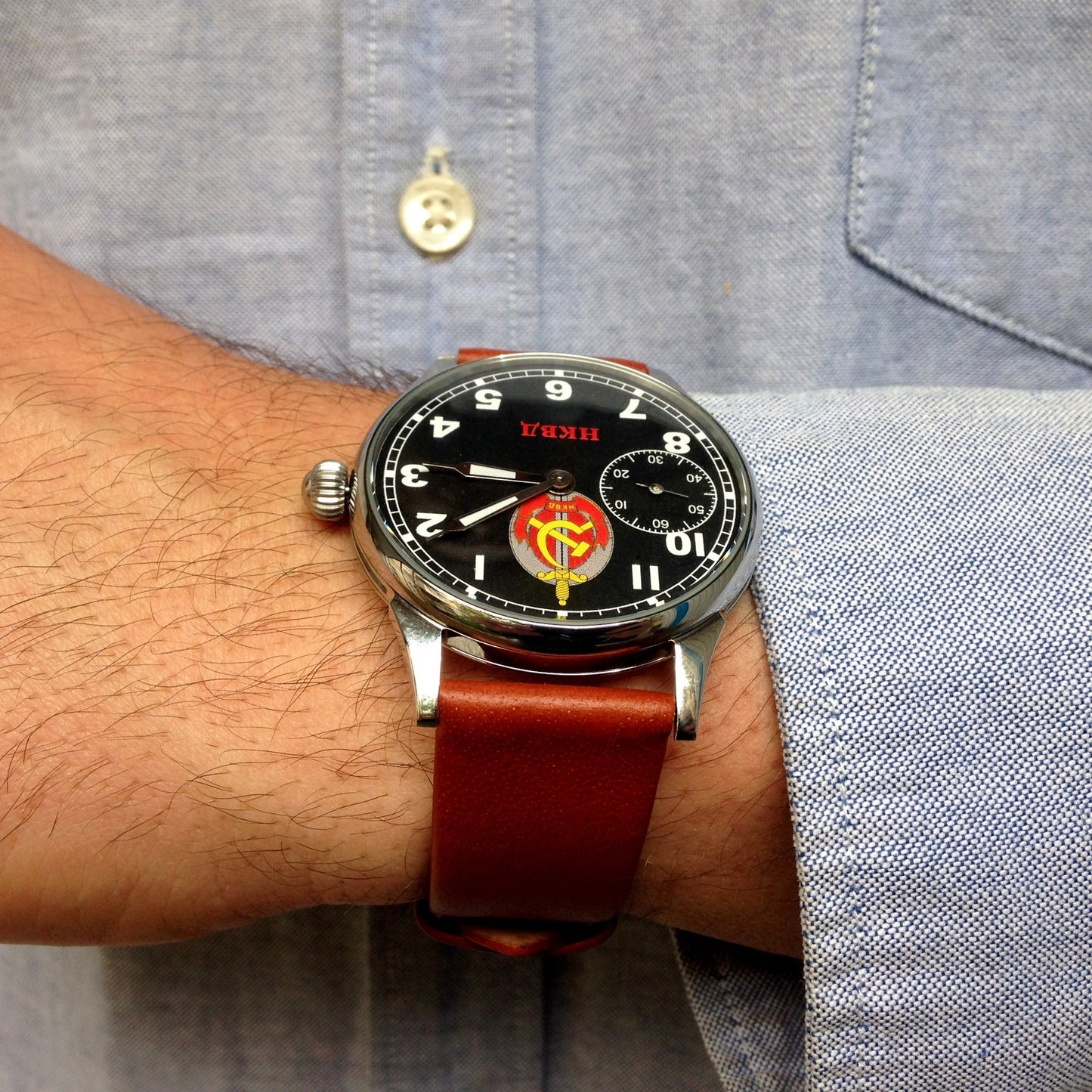 Soviet watch "Molnija"- "NKVD", Vintage Watch ,Pocket watch, Ukraine watch