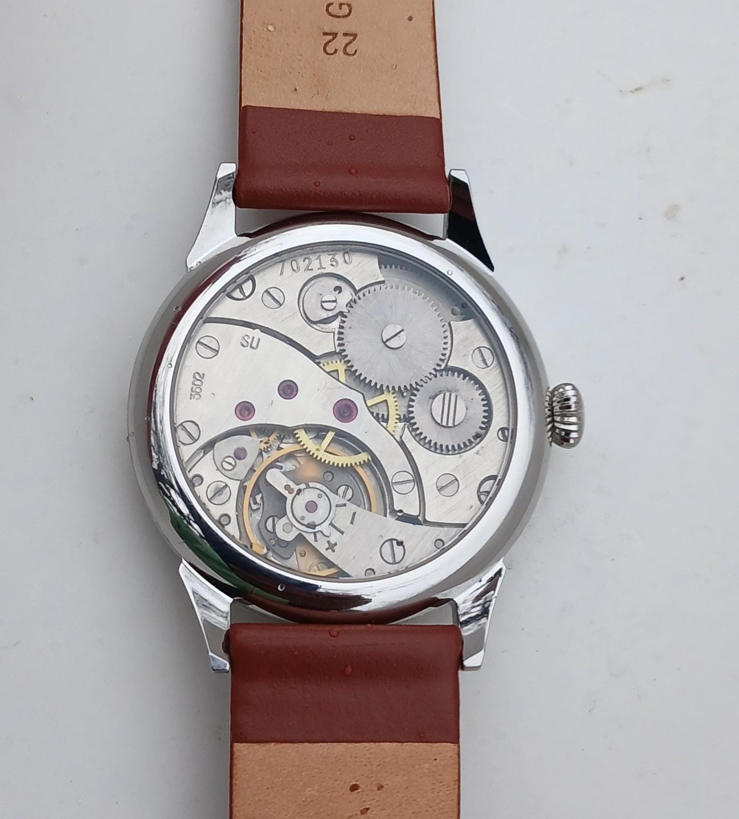 Soviet watch "Molnija"- Dragon watch, Engraved watch, Personalized watch, Coin watch
