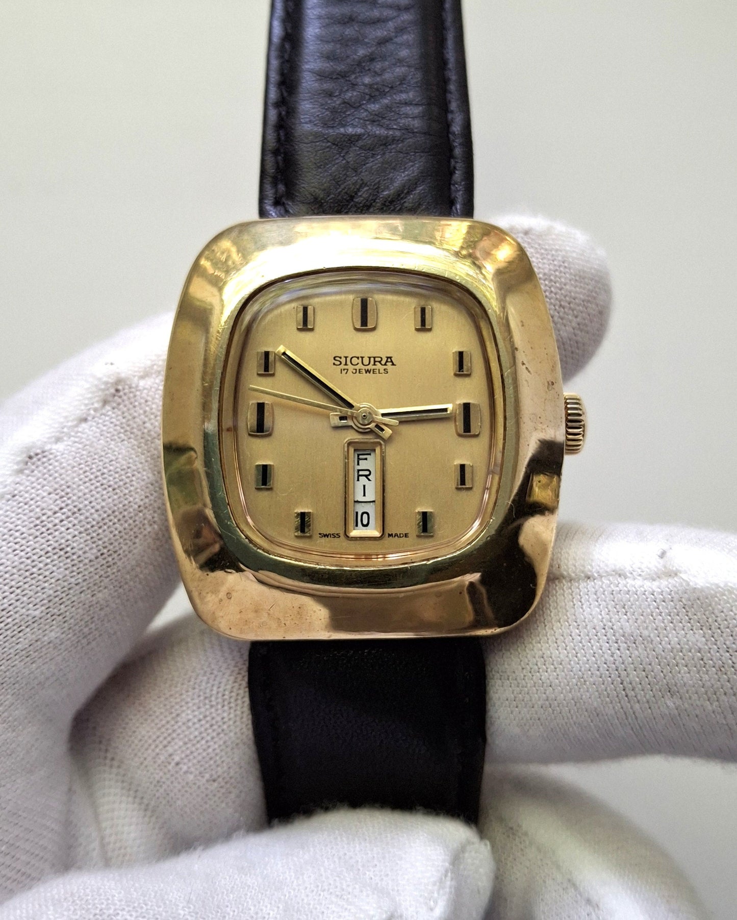 Swiss watch ,Sicura watch, Vintage watch ,  Mens watch, Mechanical watch ,Original Watch