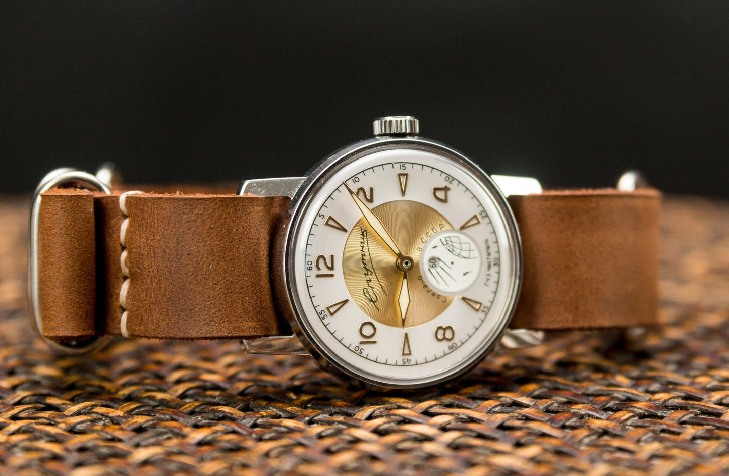 Soviet watch "Satellite" -"Sputnik", Space watch, gagarin watch