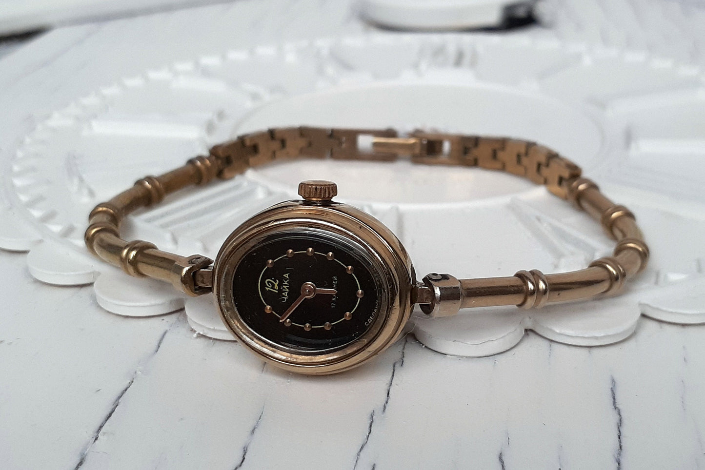 Soviet watch - "Chaika" with beautiful bracelet