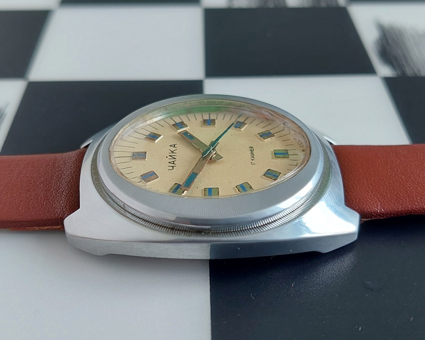 Egg watch "Chaika", rare watch , Soviet watch  , Vintage Watch