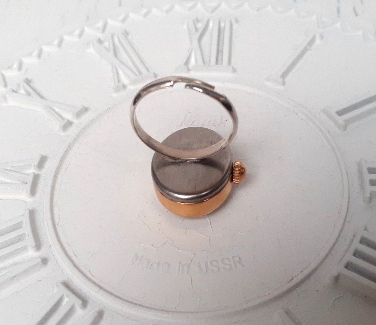 Ring watch "Chaika", Vintage ring watch ,Soviet watch, ladies watch  montre femme