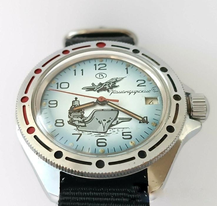 Divers watch "Vostok" ,Soviet watch  ,  Mens watch, Mechanical watch ,vostok watch, komandirskie