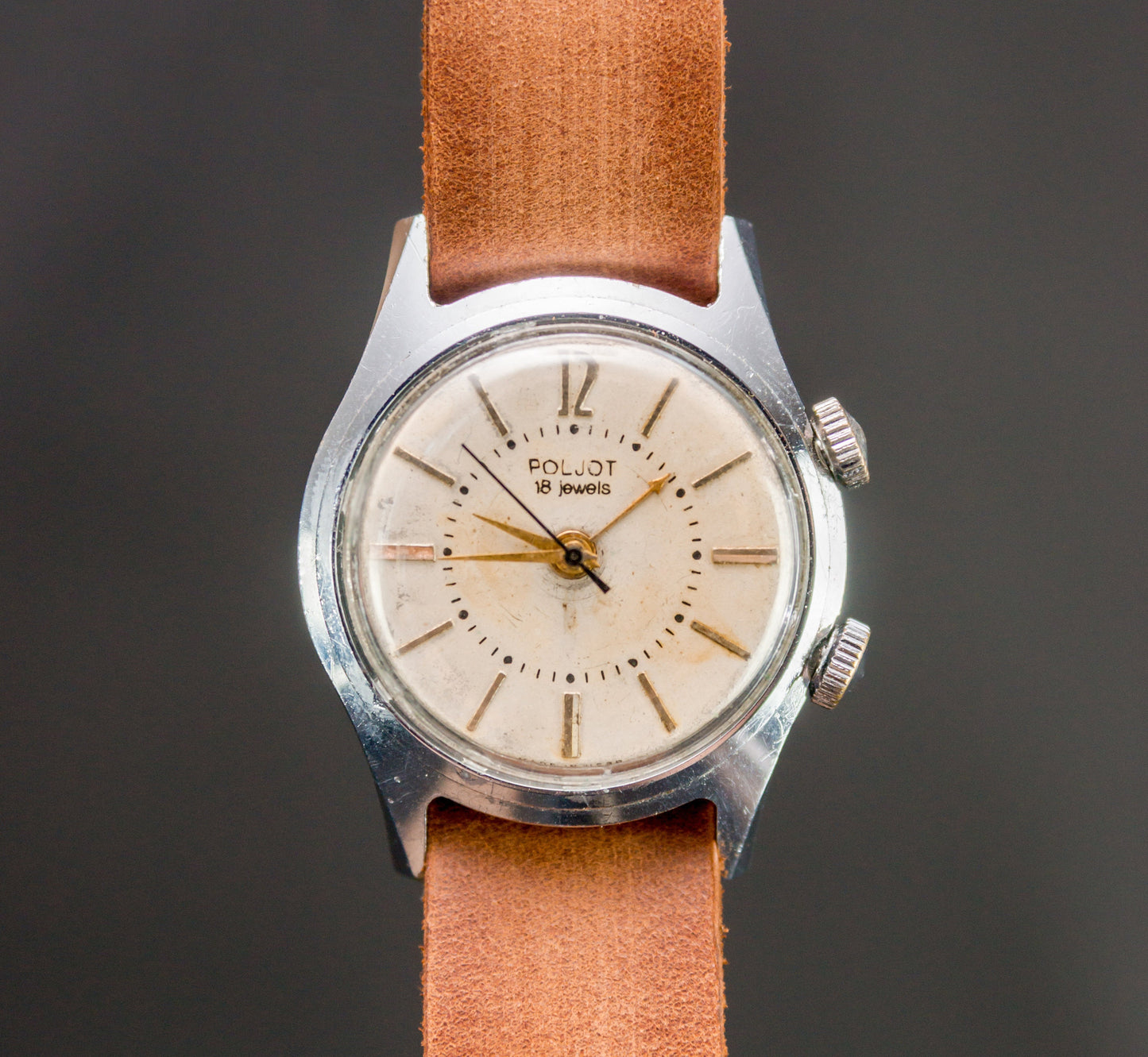 Vintage watch with signal, Alarm watch "Poljot" , Soviet watch, Alarm watch , Ukraine watch ,Mens watch ,Mechanical watch