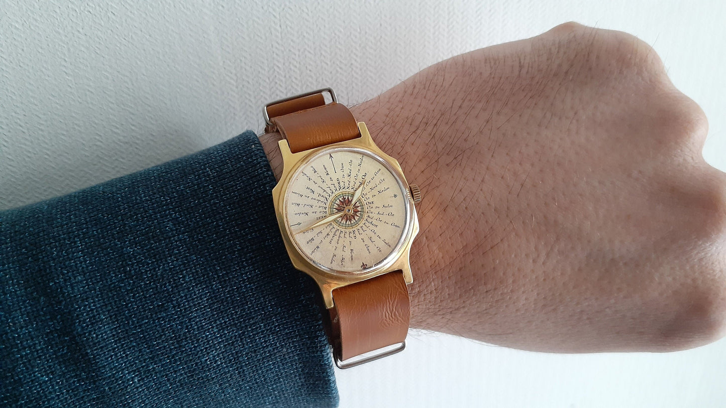 Soviet watch "Pobeda" - "Rose of the Winds" watch