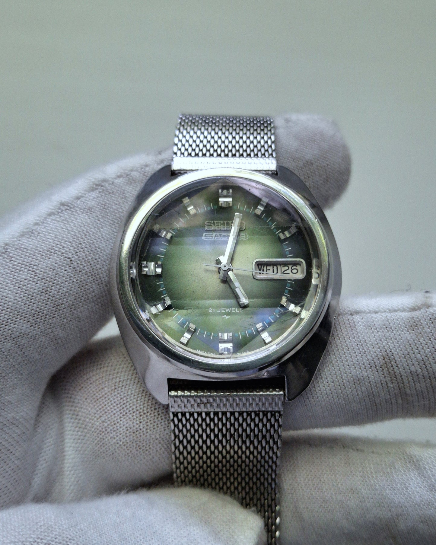 Seiko 5 Actus watch with rare glass, Vintage watch ,Japan watch ,Mens watch, Automatic watch- Orient Watch - Original Watch  Japan Watch
