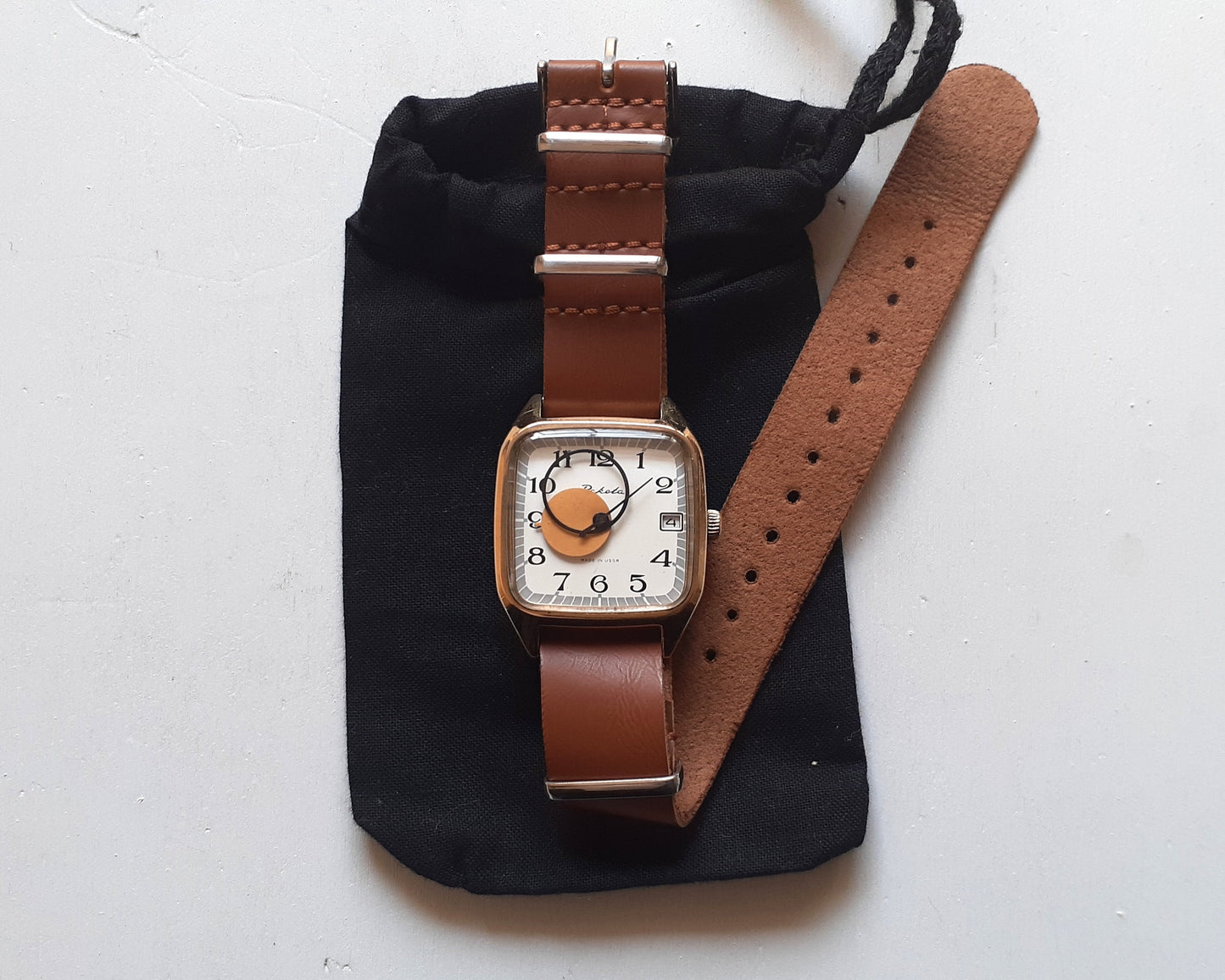 Vintage Watch "Copernicus" , Sun and Moon watch, sun moon watch, round hands watch