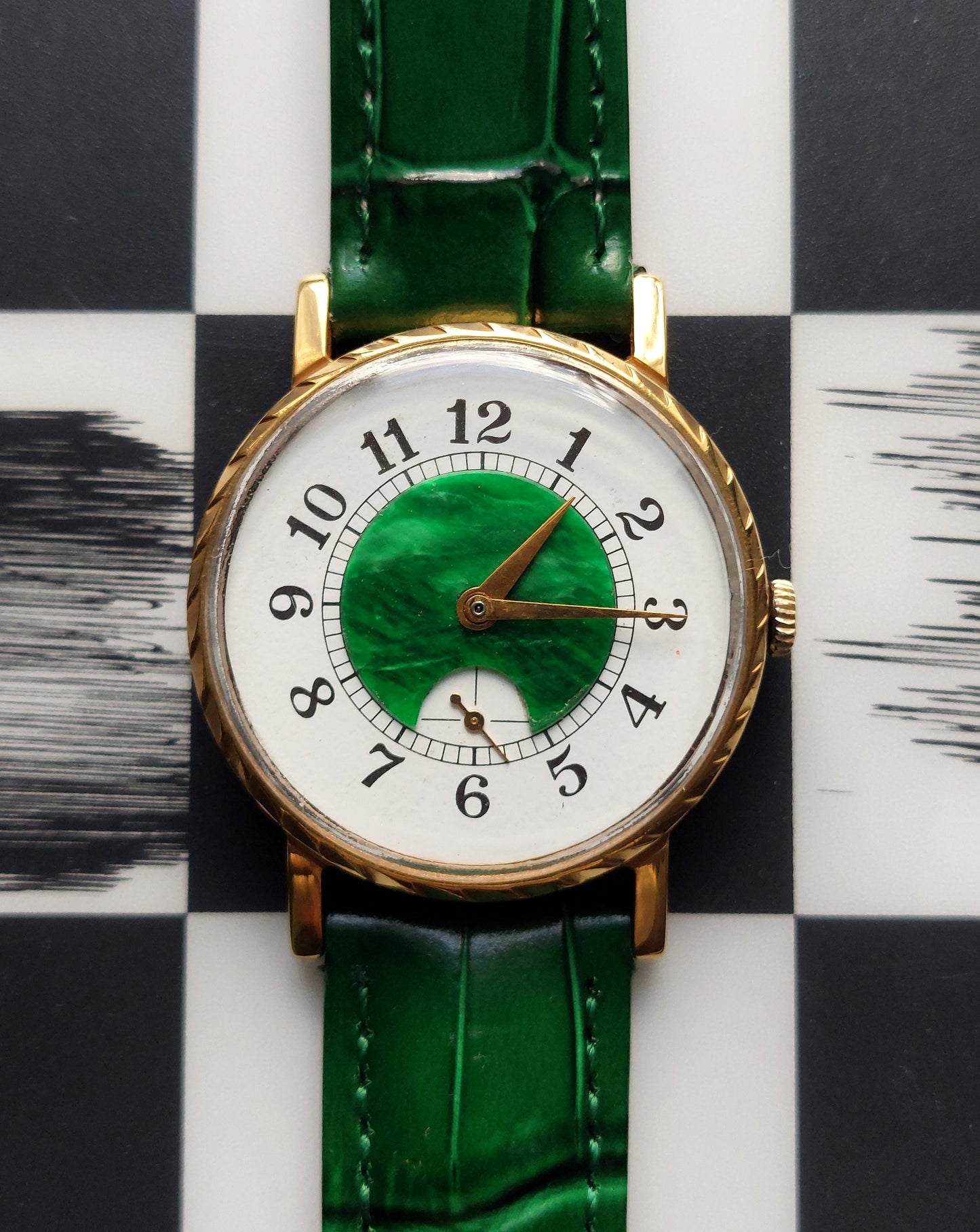 Soviet watch "Pobeda" - Malachite watch