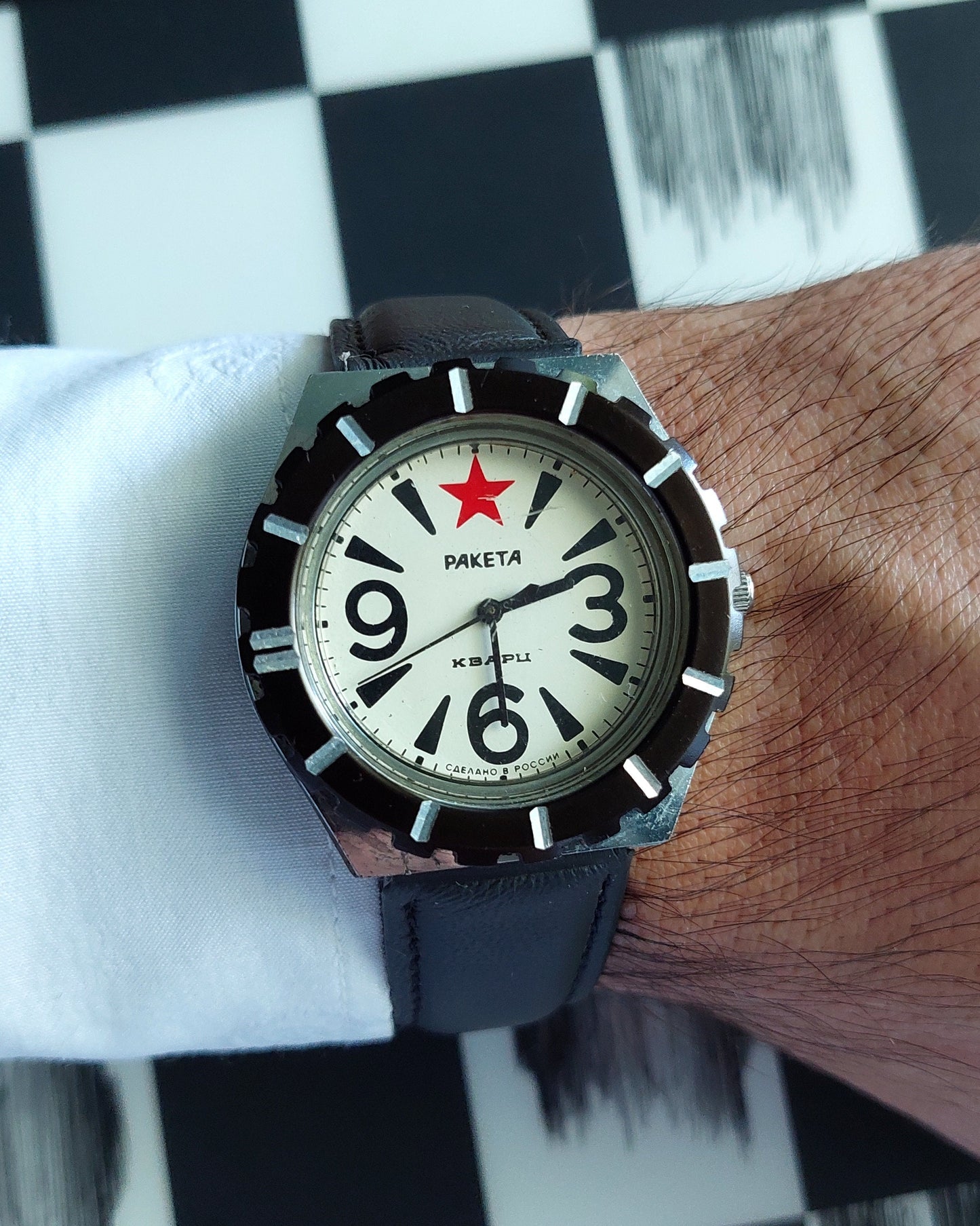Rare watch "Raketa" , Soviet watch, Vintage watc ,  Mens watch Mechanical watch men's watch - quartz watch