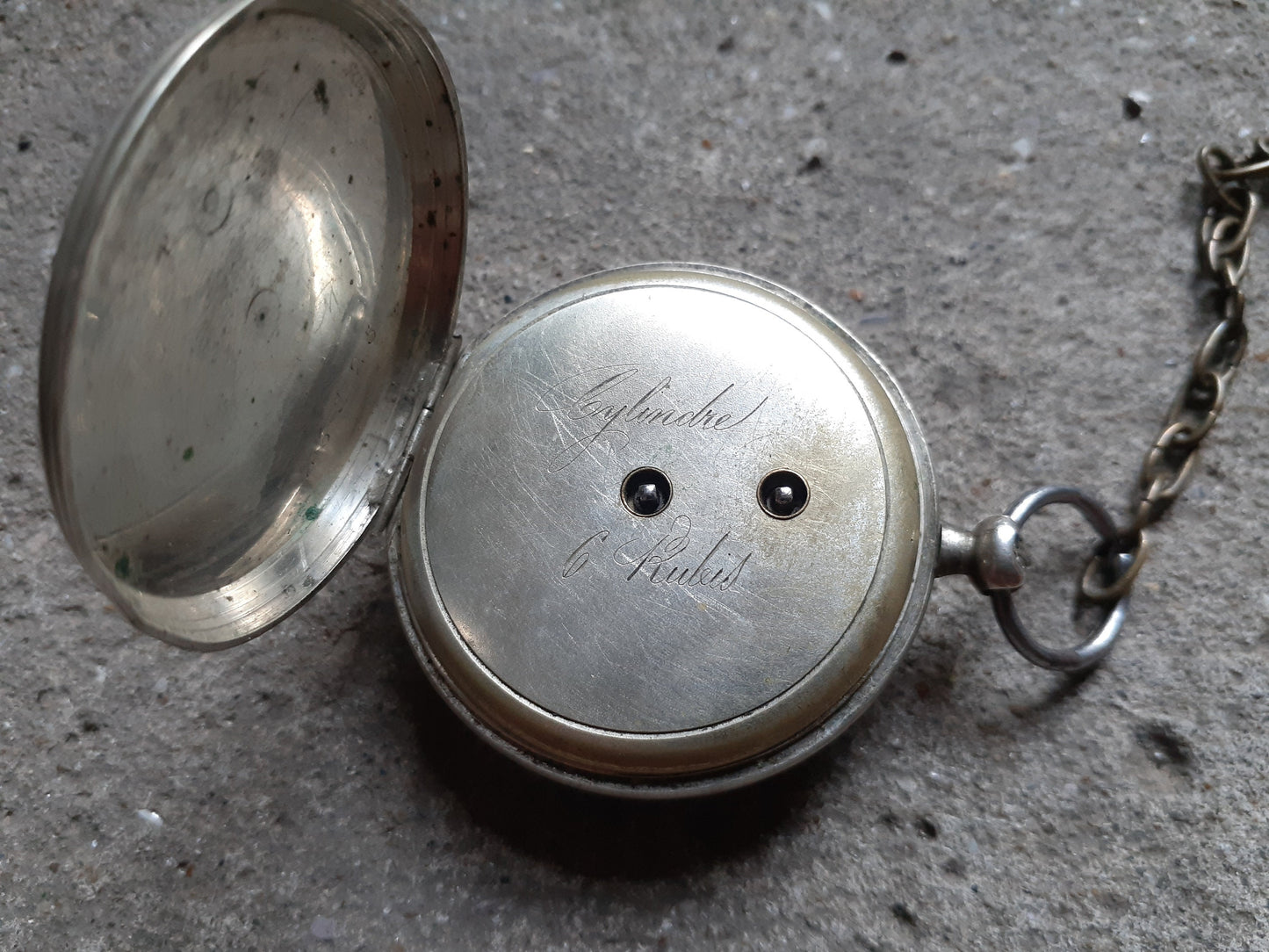 Swiss Watch - Antique watch - with winding key