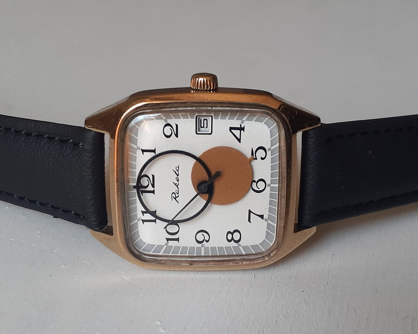 Vintage Watch "Copernicus" , Sun and Moon watch, sun moon watch, round hands watch