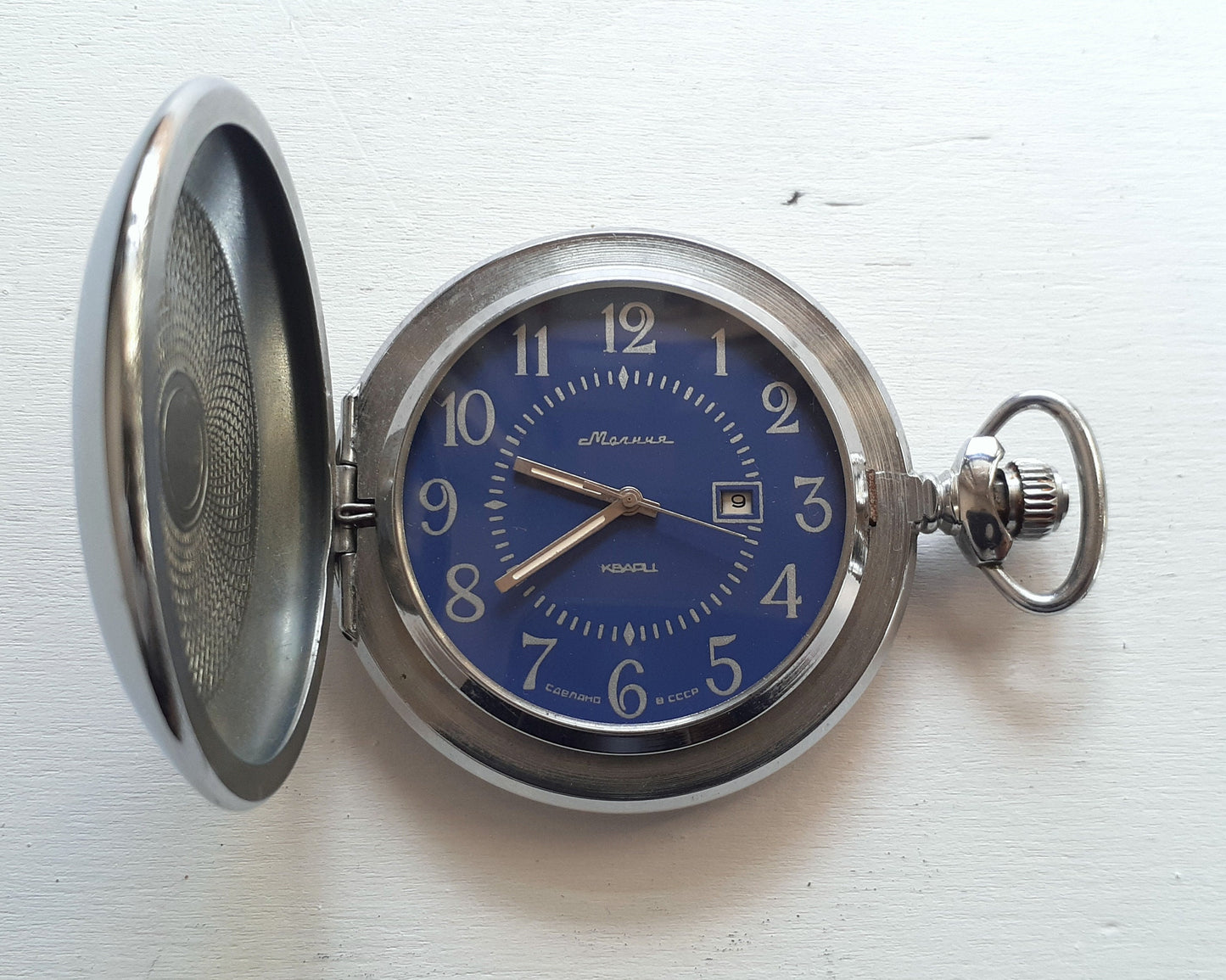 Soviet watch - "Molnija", vintage pocket watch