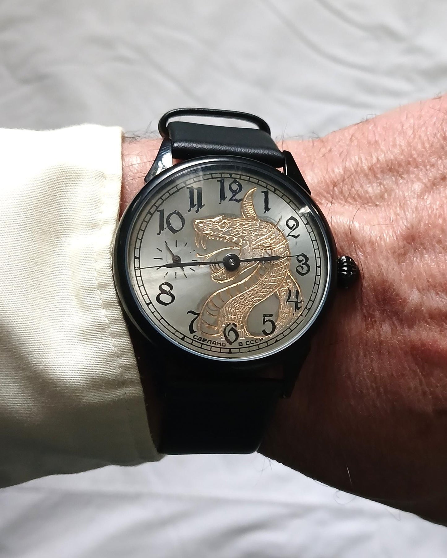 Soviet watch "Snake"- Snake watch, Engraved watch, Personalized watch