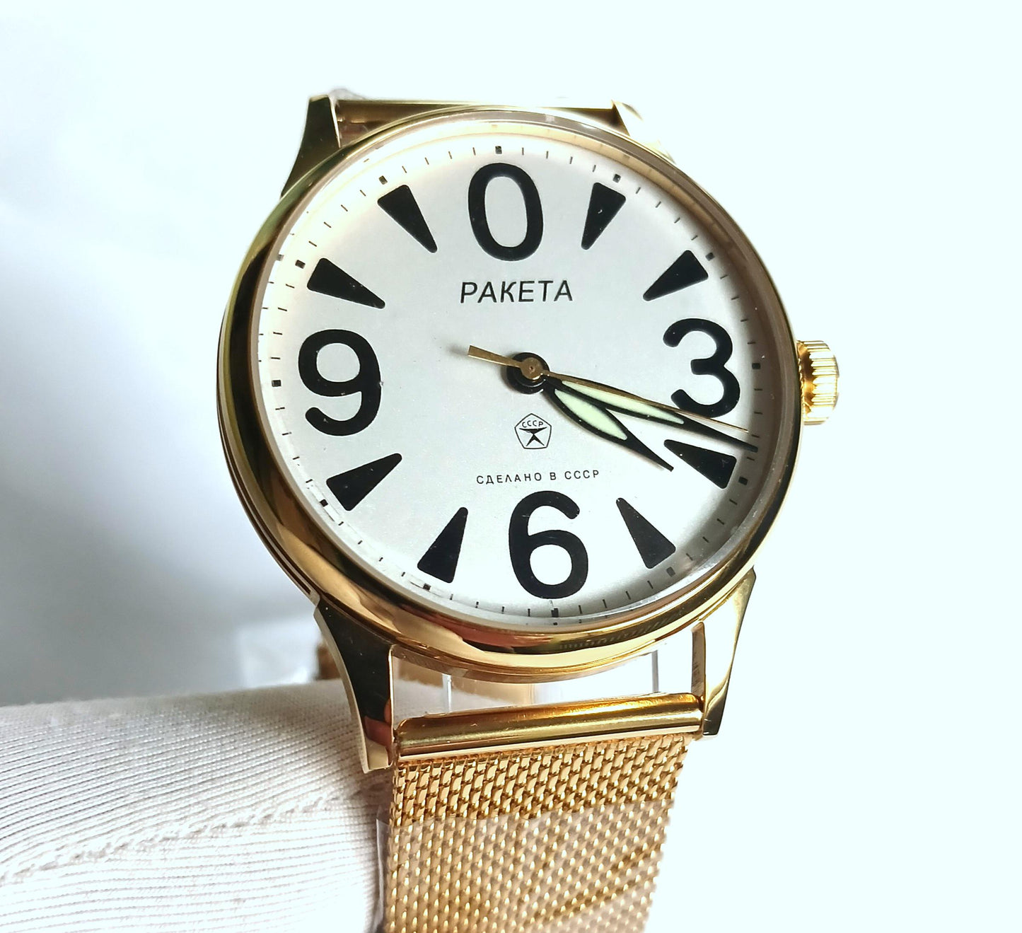 Zero watch 'Raketa', Soviet watch , Moon Sun watch