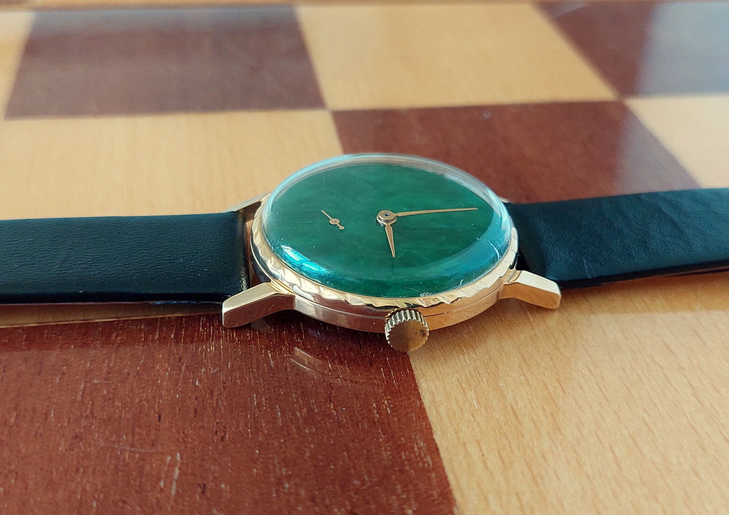 Soviet watch "Pobeda" - Malachite watch