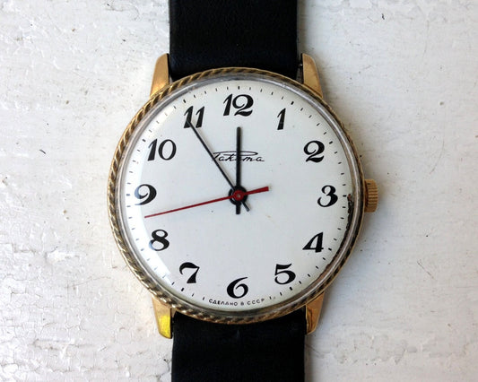 Soviet watch "Raketa", Vintage watch ,Gold plated Watch, Mens watch, classic watch, Watch Men, boyfriends watch