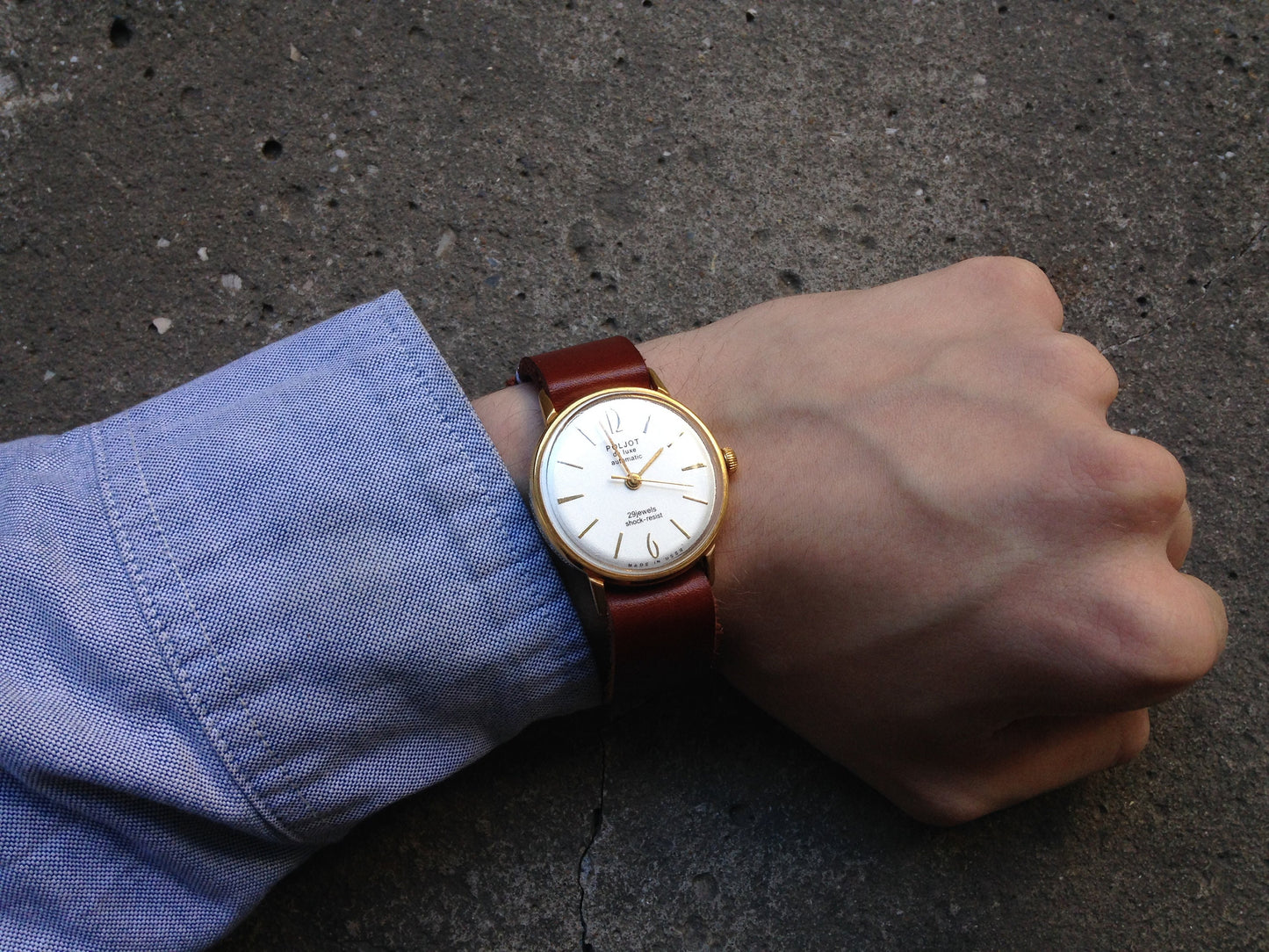 Soviet watch "Poljot" ,Men's watch, Automatic Watch ,classic watch, Ukraine watch, Soviet watch ,Vintage Watch ,Mens watch, boyfriends watch