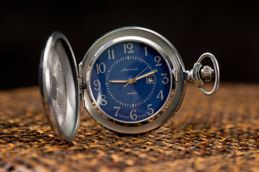 Soviet watch - "Molnija", vintage pocket watch