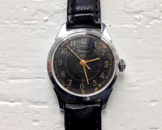 Soviet watch "Leningrad", Made in 60s watch, Mens watch , Old Watch , classic watch, Vintage Watch