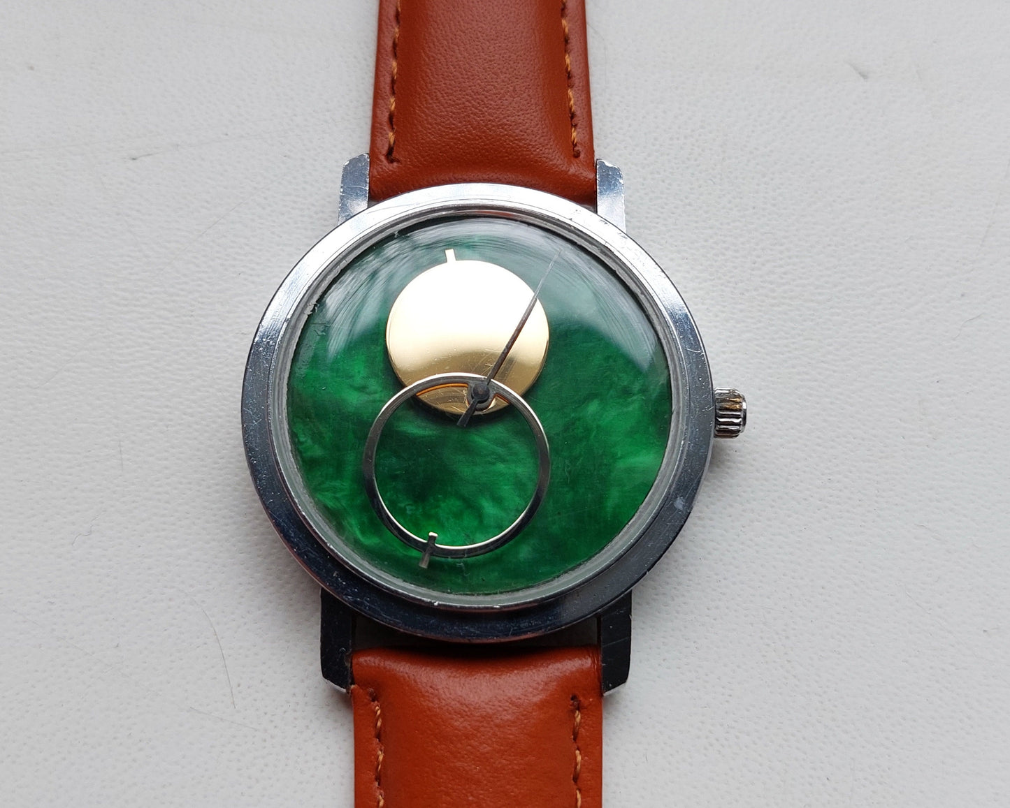 Soviet watch "Raketa" - Malachite watch - Marble watch - Copernicus watch - Moon Sun watch