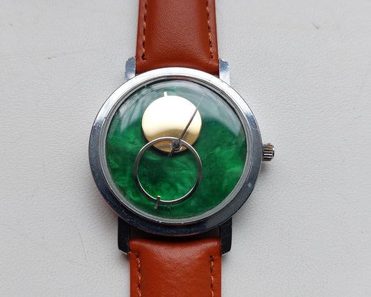 Soviet watch "Raketa" - Malachite watch - Marble watch - Copernicus watch - Moon Sun watch