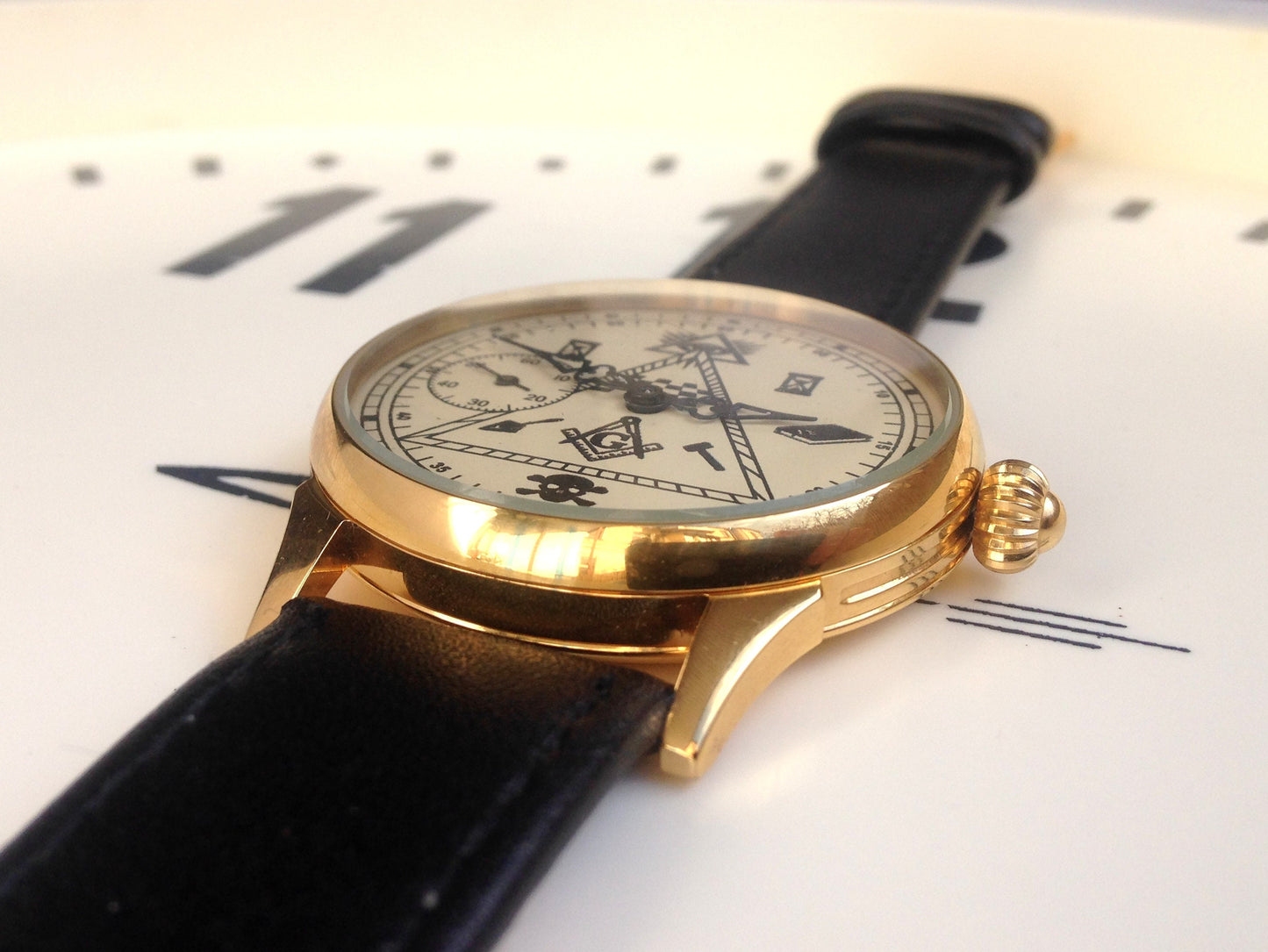Masonic watch ,Soviet watch "Molnija", Vintage Watch ,Pocket watch, Ukraine watch