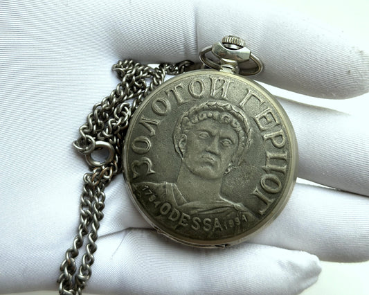Odessa watch, Soviet watch ,Vintage Watch , Mens Watch ,On the engraving - "Golden Duke, "  "Molnija"