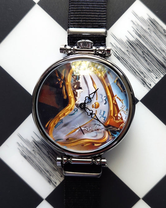 Soft Watch, Soviet watch "Molnija",Melting Watch,Persistence of Memory by Salvador Dali watch,Mens watch