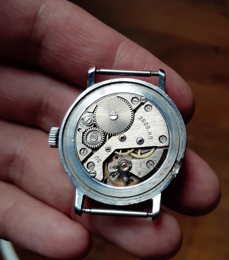Soviet watch, Ukraine watch ,Vintage Watch, Mens watch ,Mechanical watch, Moon Sun watch, boyfriends watch "Raketa"