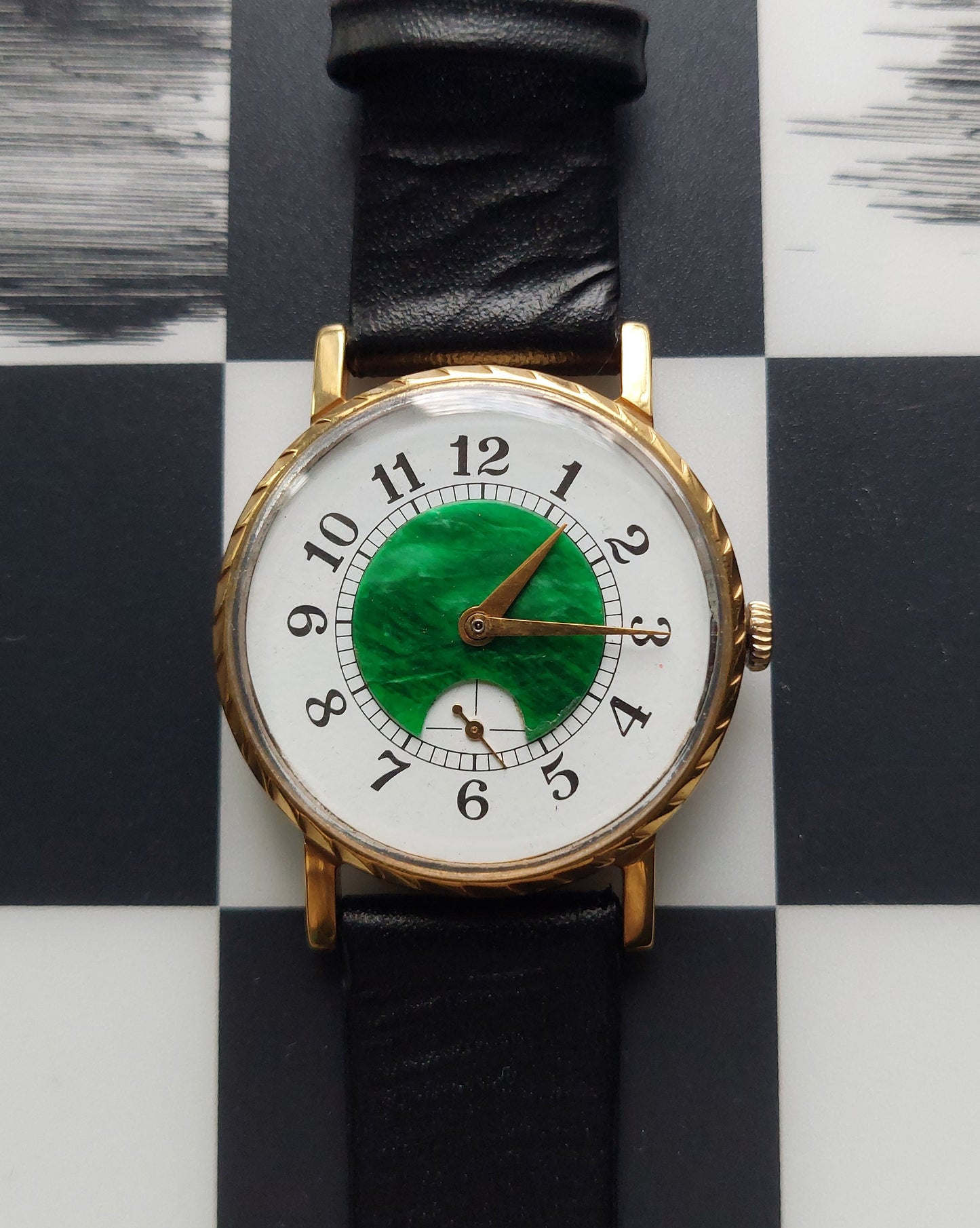 Soviet watch "Pobeda" - Malachite watch