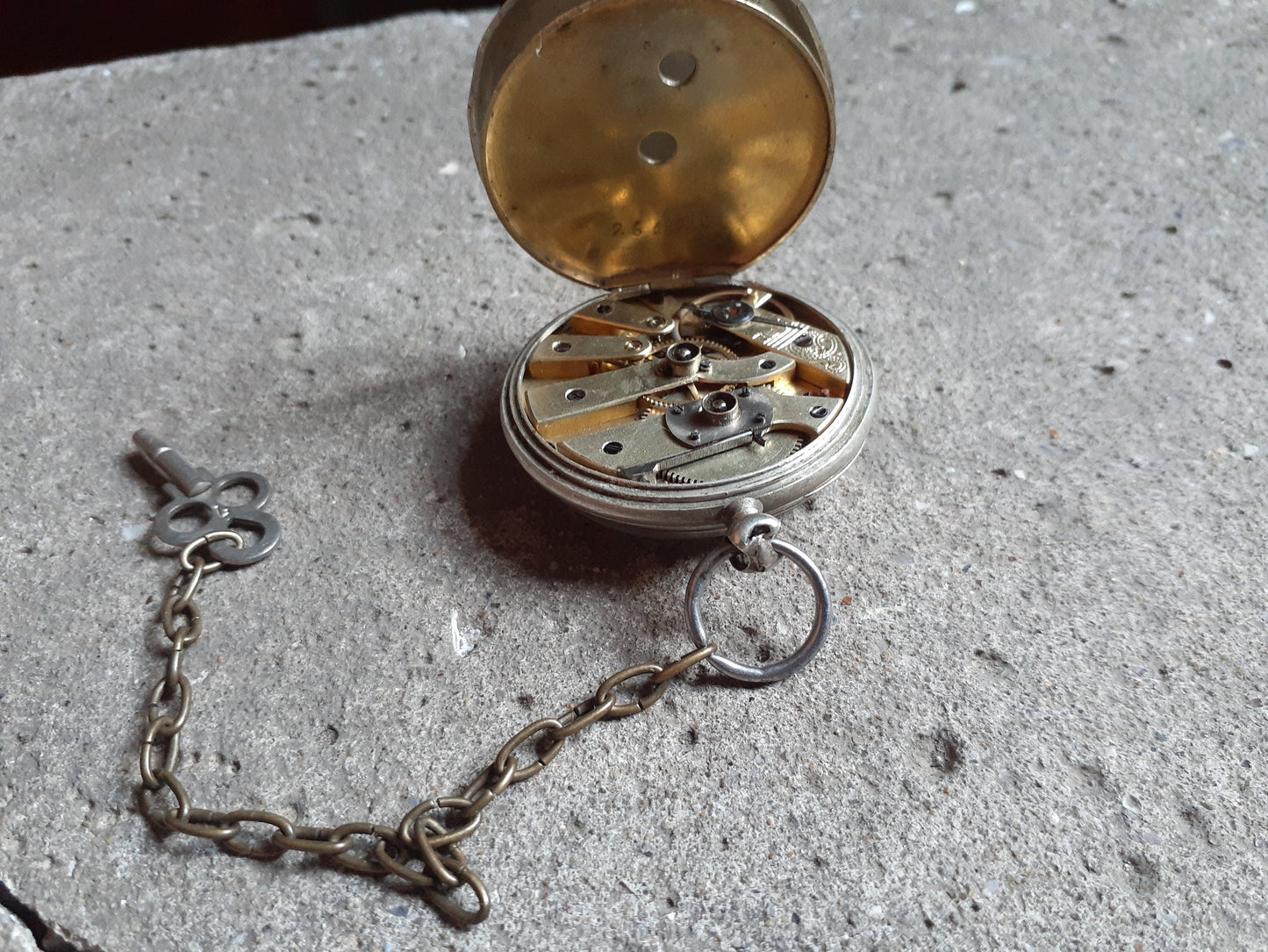 Swiss Watch - Antique watch - with winding key