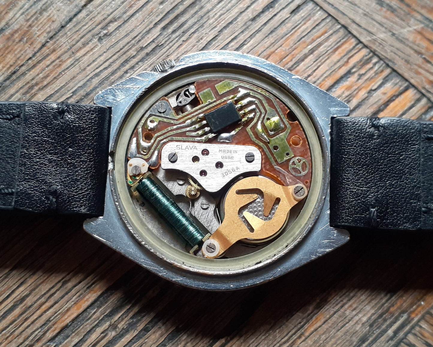 Rare watch "Slava" , Soviet watch, Vintage watch ,gold plated Watch ,  Mens watch Mechanical watch men's watch - quartz watch